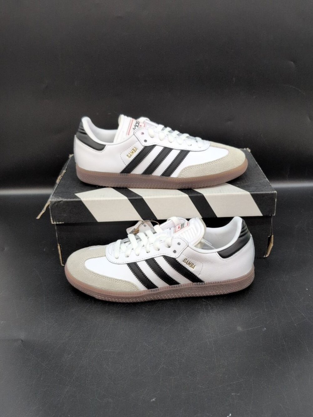 Adidas Samba Men's Casual Sneakers Shoes US 6 White & Black IH6001
